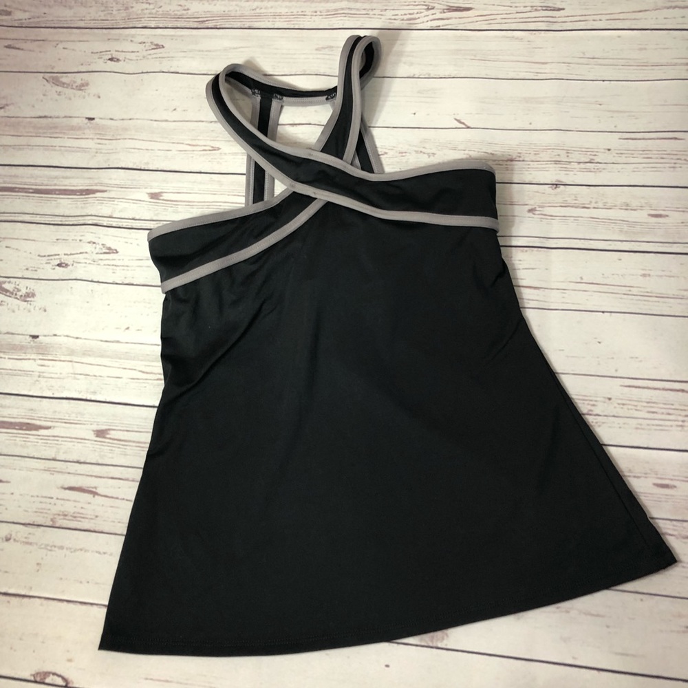 Fabletics cross neck tank